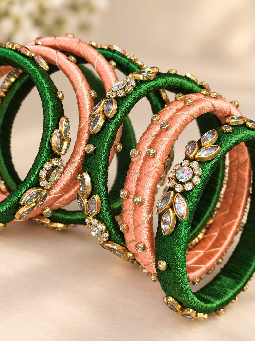 Grove & Blush handcrafted bangles by AD Collections